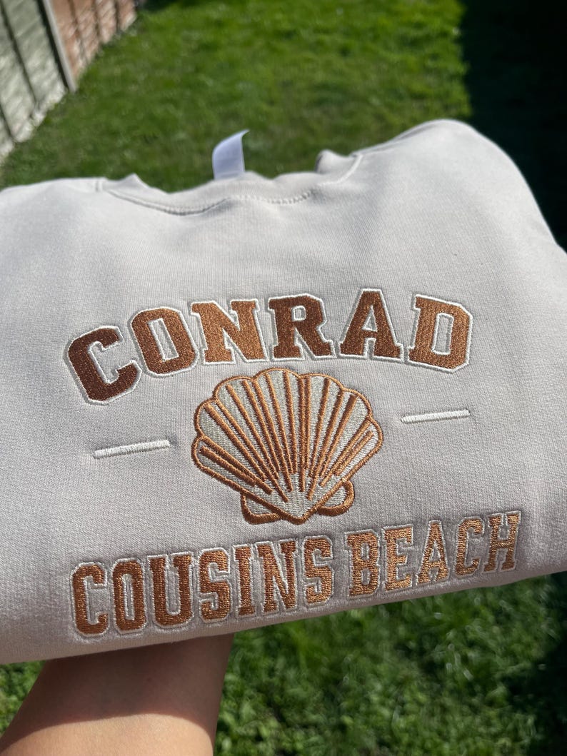 Cousins Beach Conrad Fisher Embroidery Sweatshirt Hoodie