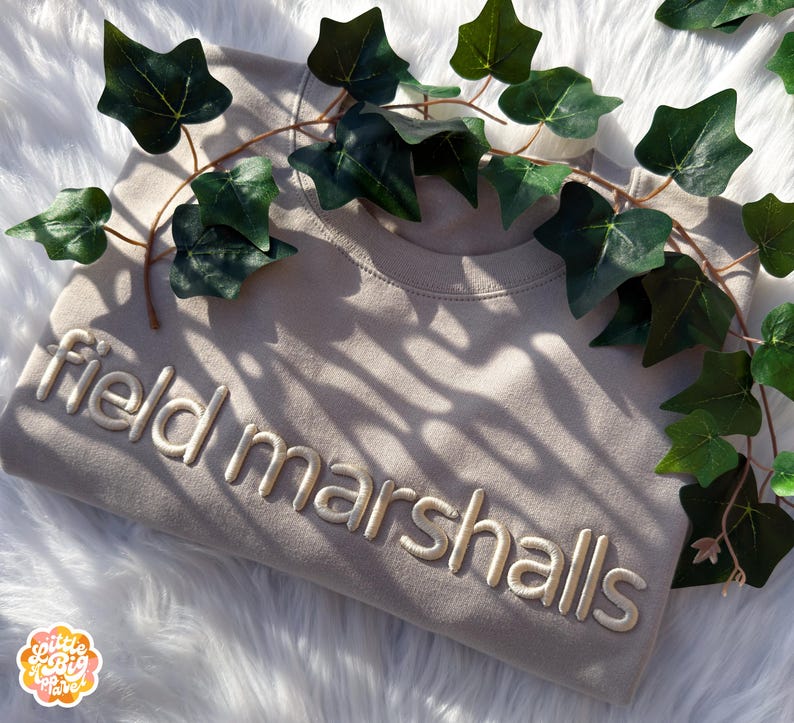 ORGANIC Custom Logo Embroidered Sweatshirt Hoodie