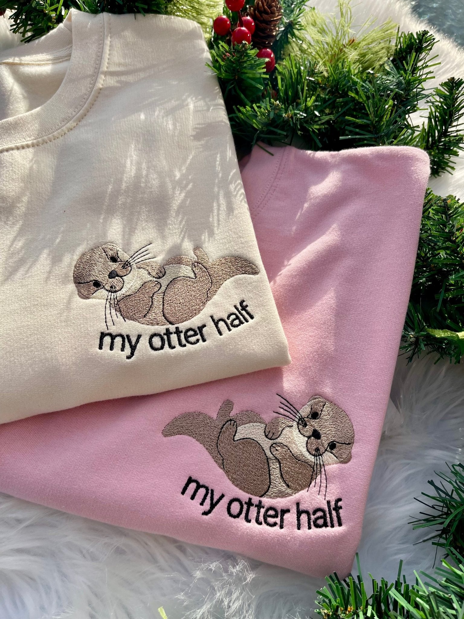 'My Otter Half' Valentines Matching Sweatshirt Hoodie