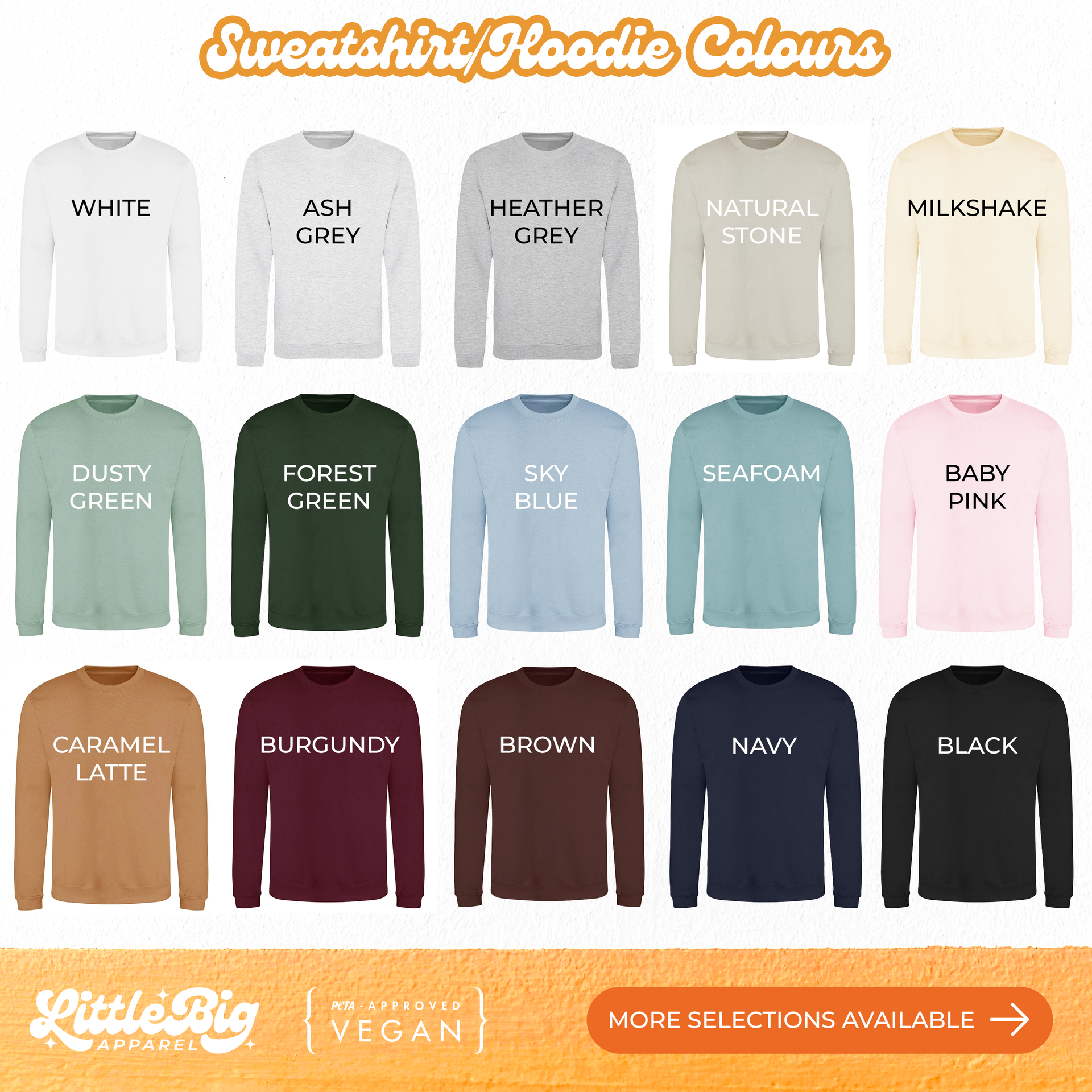 Custom Text Varsity Vintage Sweatshirt