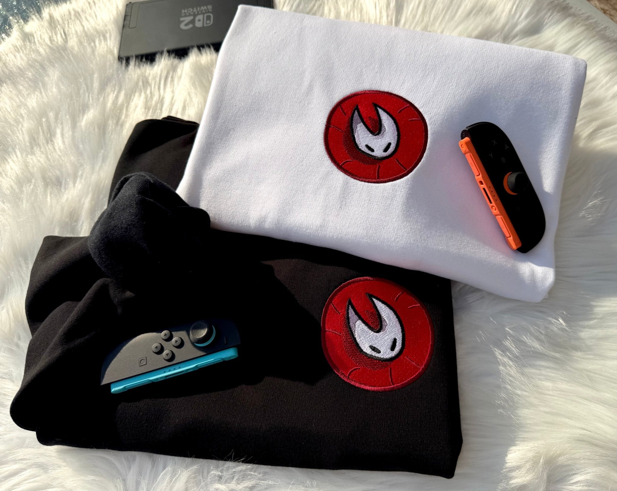 Hollow Knight Silksong Hornet Embroidered Sweatshirt