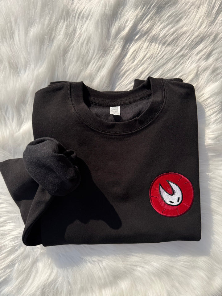 Hollow Knight Silksong Hornet Embroidered Sweatshirt