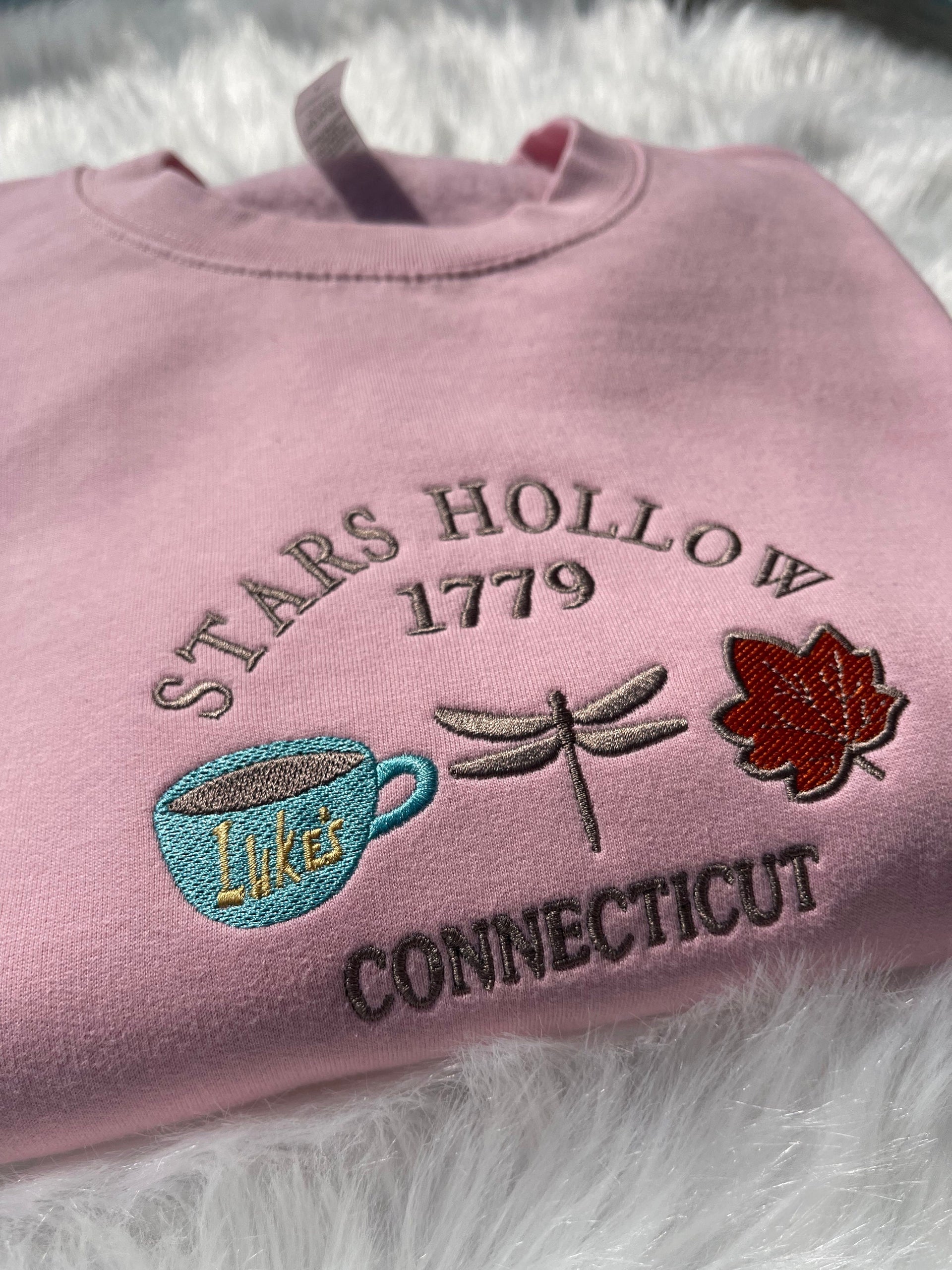 Stars Hollow 1779 Connecticut Embroidered Sweatshirt