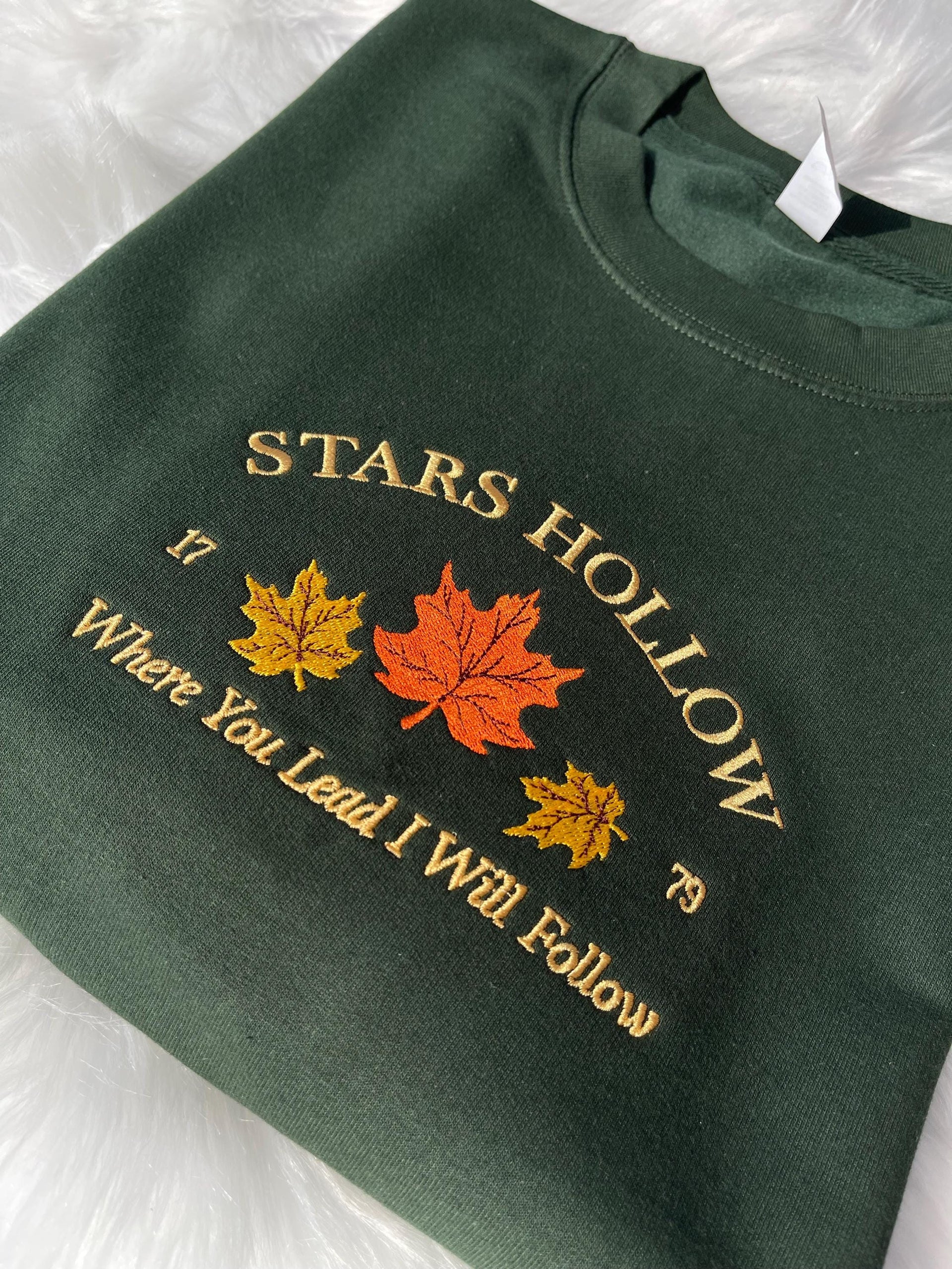 Stars Hollow 1779 Connecticut Embroidered Sweatshirt Alternative